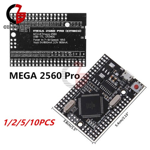 2/5/10PCS MEGA 2560 Pro Mini Embedded ATMEGA2560-16AU USB CH340G For Arduino R3 - Picture 7 of 35