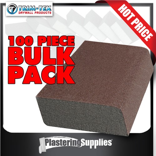 TrimTex Sanding Sponges 100 Piece 75mm x 125mm Dual Angle Bulk Pack