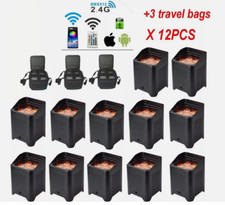12pcs S6 Smart DJ Battery Wireless DMX Wifi Remote led Par Light Wedding Uplight