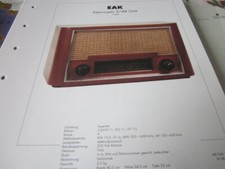 Radio Archiv Schaltplan 2002 EAK Kleinsuper 3 / 48 GW, 1948