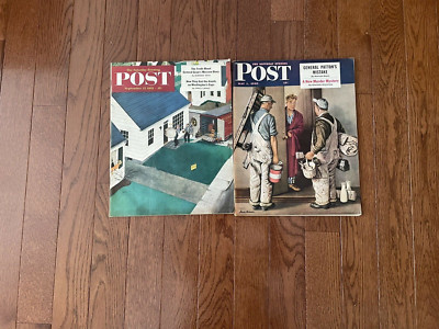 The Saturday Evening Post 2 Issues Vintage 1952 & 1948