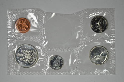 1964 Canada Proof Like Coins 1C 5C 10C 25C 50C in Mint Cellophane