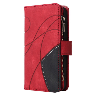 Magnetic Leather Case For iPhone 16 Pro 15 Plus 14 Pro Full Cover Wallet Zip
