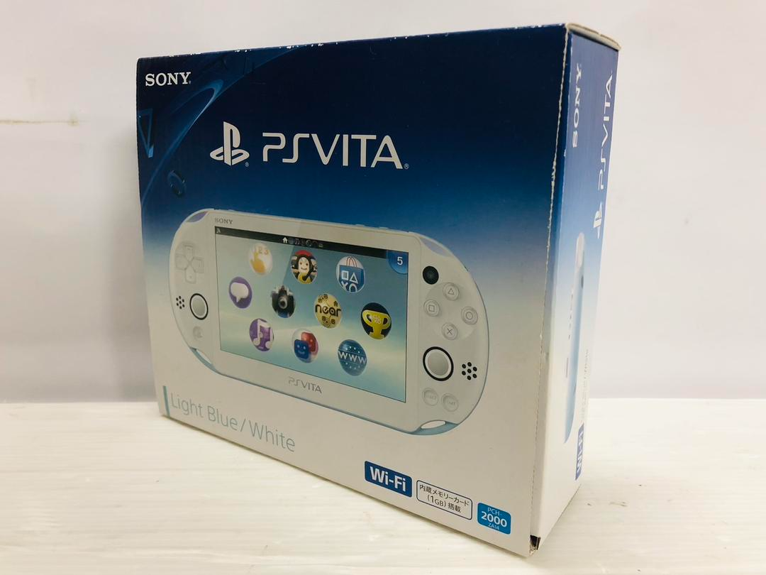 PSVITA PCH-2000 ライトブルー/ホワイト Amazon.com: PlayStation Vita Wi-Fi Light blue/White PCH