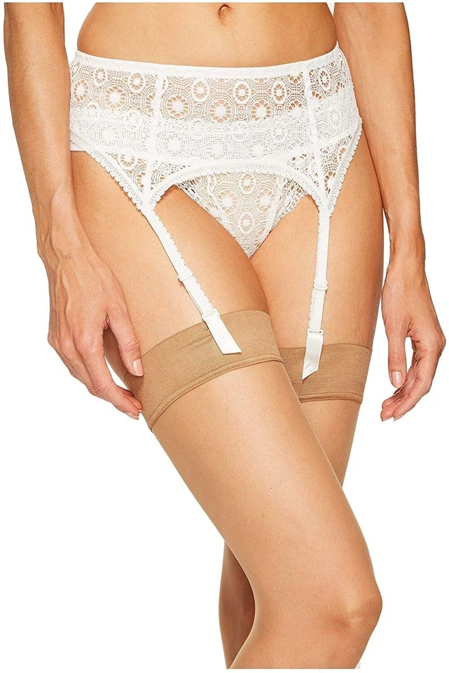 Else 177406 Womens Coachella Decorative Lace Garter Belt Ivory Size Small - Image 2 of 2