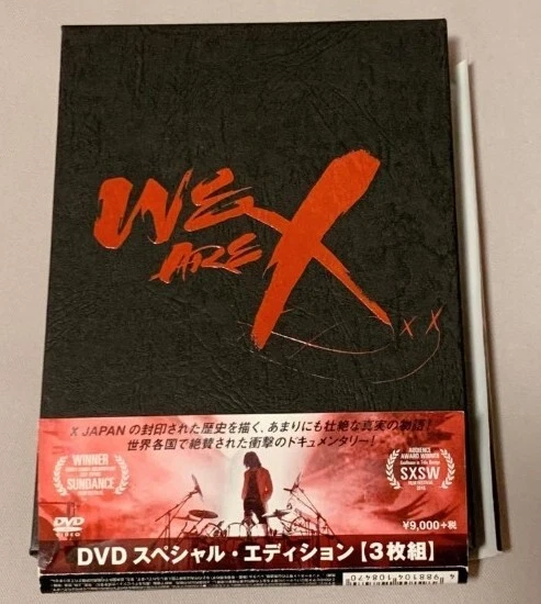 X JAPAN LIVE DVD 「 WE ARE X 」Special edition 2016y in USA Set of three