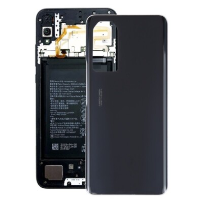 For Honor 80 Pro OEM Glas Batterie Rückabdeckung Schwarz