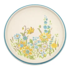 Mikasa Everfresh Pageantry Salad Plate Flowers Round C8501 Japan
