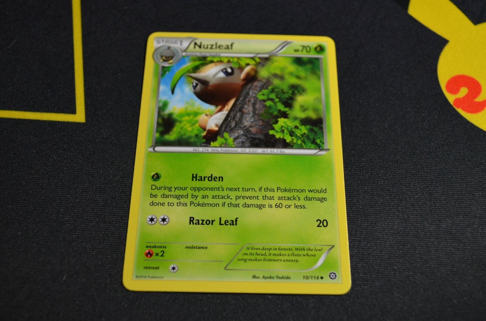 Pokemon NUZLEAF XY Steam Siege 10/114 NM/Mint Never Played Cards