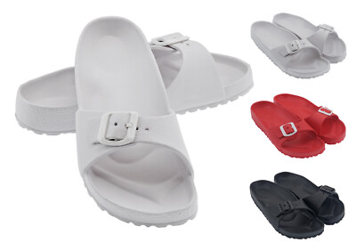 + Damen Pantolette mit Fußbett + Badeschuhe + Clogs - ultraleicht! Gr.36-42