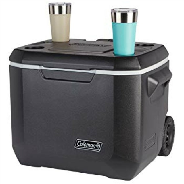 coleman rolling cooler 50 quart