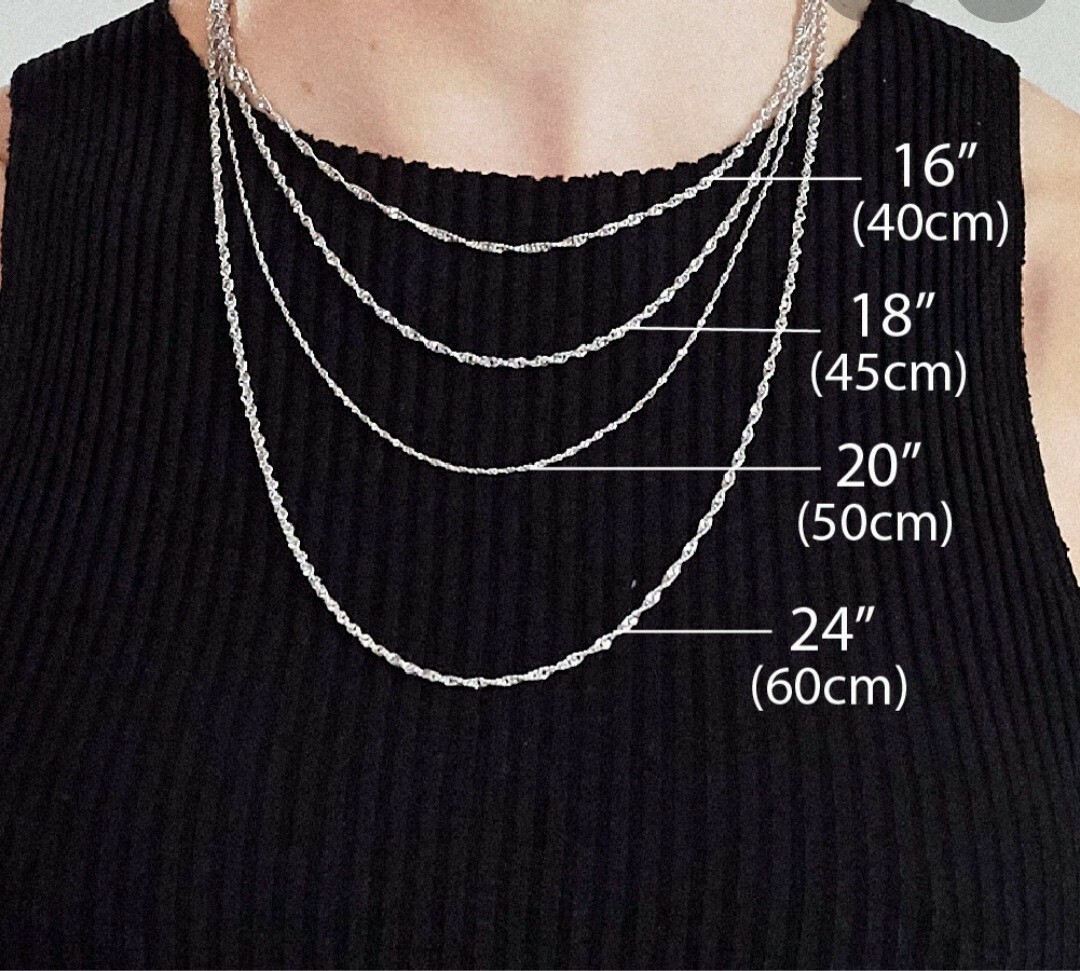 Sterling Silver Chain Mens Necklaces eBay