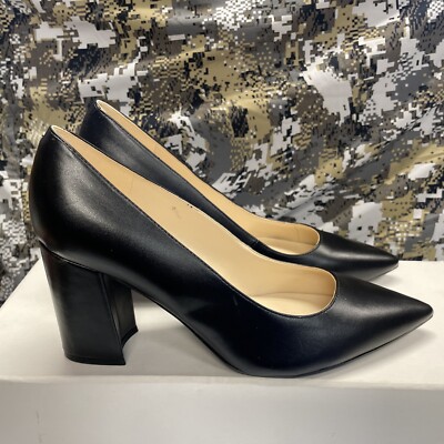 Nine West Cara Womens Block Heel Pumps Size UK