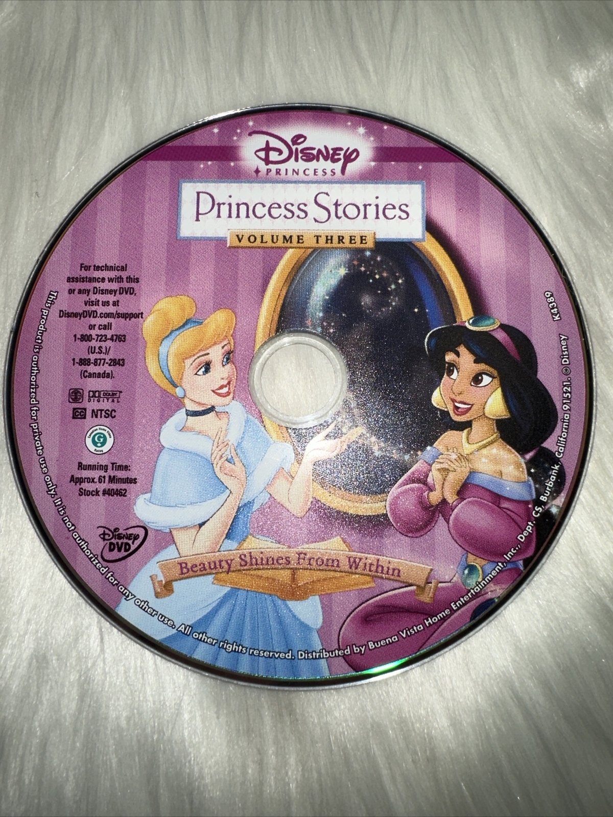 Disney Princess Stories Volume 3:Beauty Shines From Within (DVD, 2005 ...