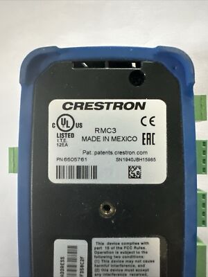 Crestron RMC3 3-Serie Room Media Controller Prozessor gebraucht