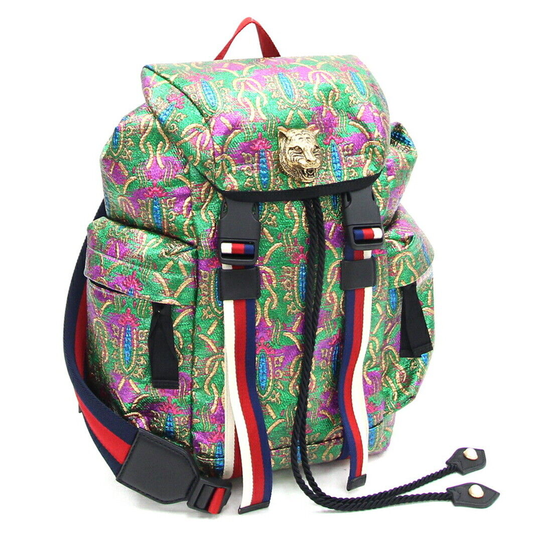 Gucci Backpack Brocade 466467 Green | eBay Gucci Backpack Brocade 466467 Green | eBay