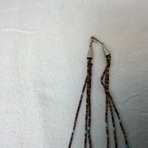 Vintage Native American Zuni 48 Multi Stone Fetish Bead Three Strand Necklace - Picture 16 of 17