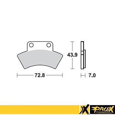 Plaquettes de frein AR KH232 quad Polaris Scrambler Sportsman 400 1994 1995 1996 1997
