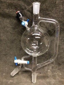 Pyrex 1000mL Evaporator Trap w/Bypass 24/40 Joint   VERY CLEAN!!