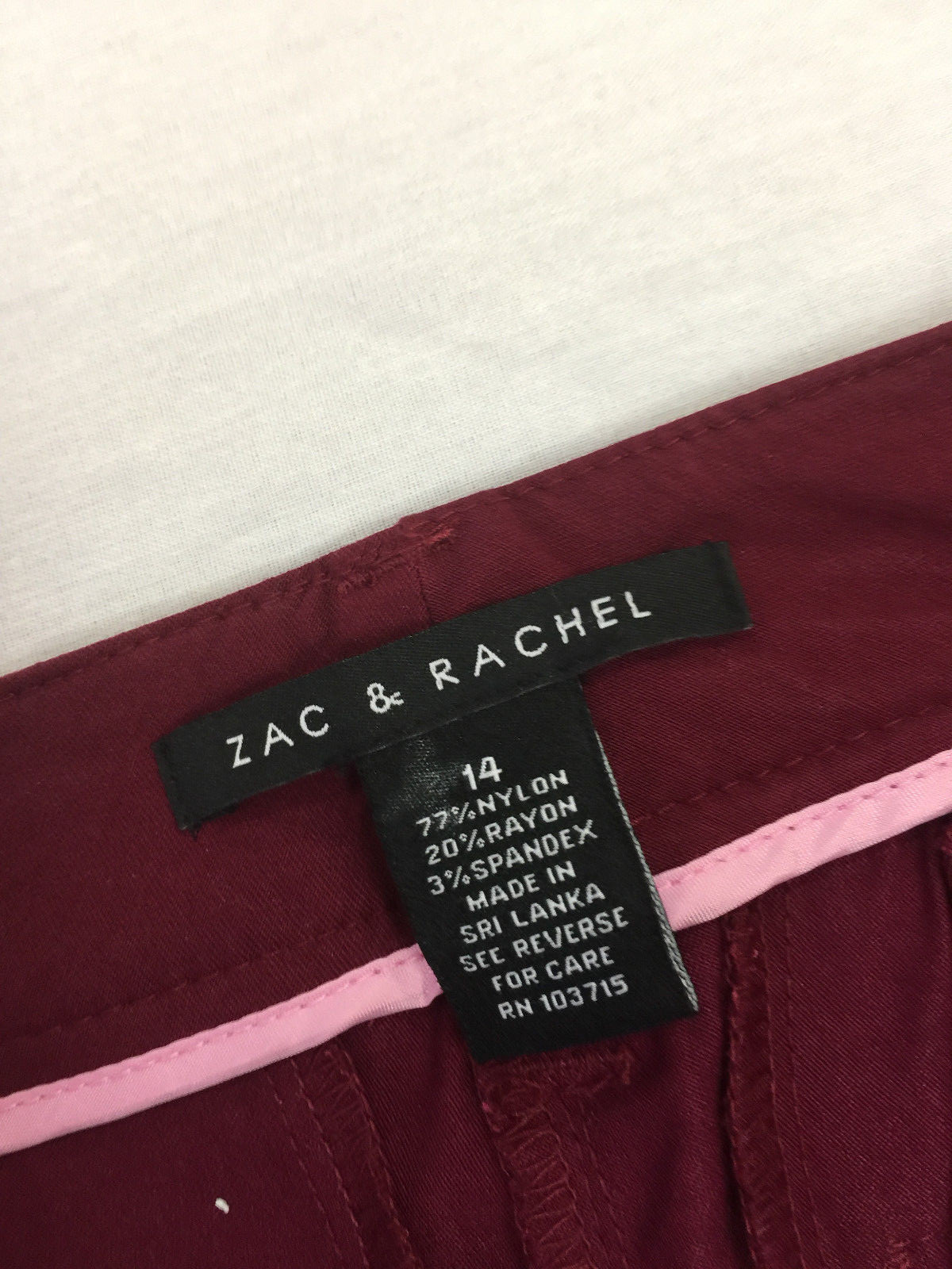 ZAC RACHEL WOMENS PANTS SIZE 14 - Gem