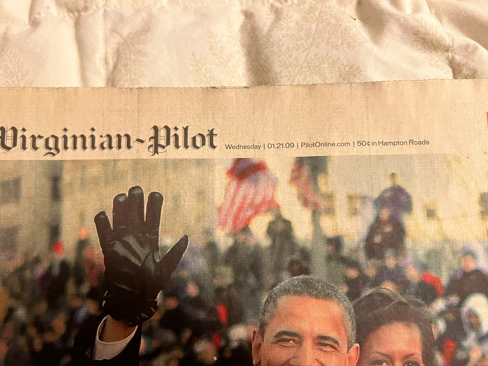 Historical Barack Obama 2009 Inauguration Special Paper The Virginian ...