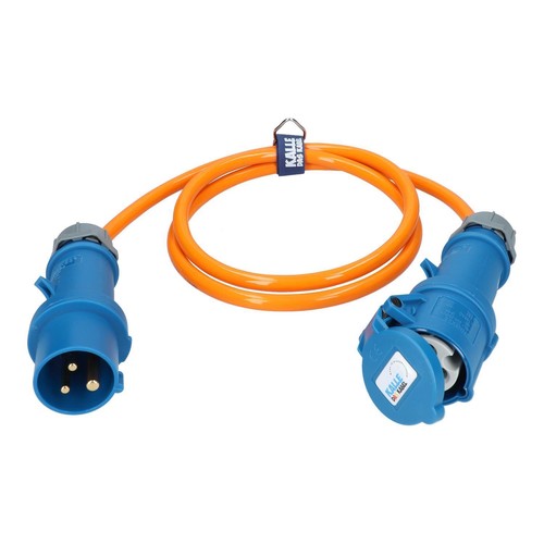 Tambour câblé camping H07BQ-F 2,5 mm2 25 m + adaptateur CEE + CEE/Schuko Womo Caravan - Photo 8/10