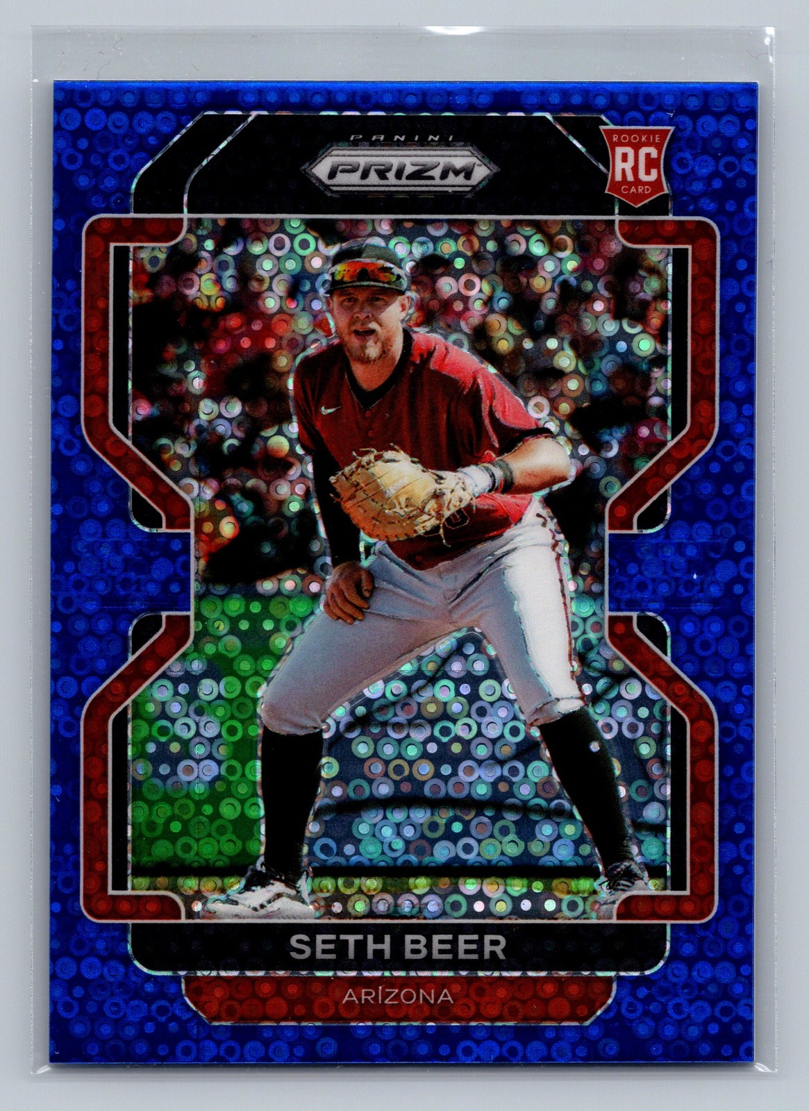 2022 Panini Prizm SETH BEER🔥/199 RC Blue Disco Prizm Diamondbacks Rookie #25
