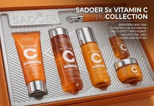 AUTHENTIC SADOER 5x Vitamin C 6-Piece Skincare Set -Brightening Whitening