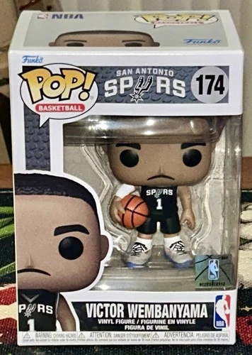 NBA Victor Wembanyama Funko Pop #174 San Antonio Spurs Wemby
