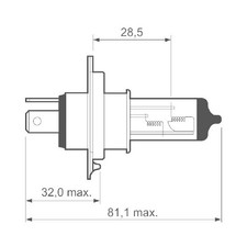 Glühlampe Fernscheinwerfer Valeo 032007 Essential für Vorne