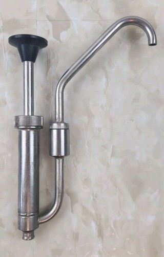 Vtg Commercial Condiment Pump Stainless Steel Restaurant Dispenser for Sauces