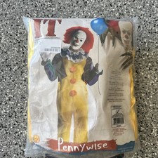 Adult Unisex XL IT The Movie Scary Clown Costume Rubies Pennywise Party Spooky