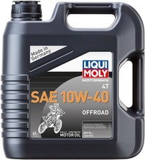 Liqui Moly 4T Synthetic Offroad Motor Oil - 10W-40 - 20L Motorcycle 20306 29.75 per gallon