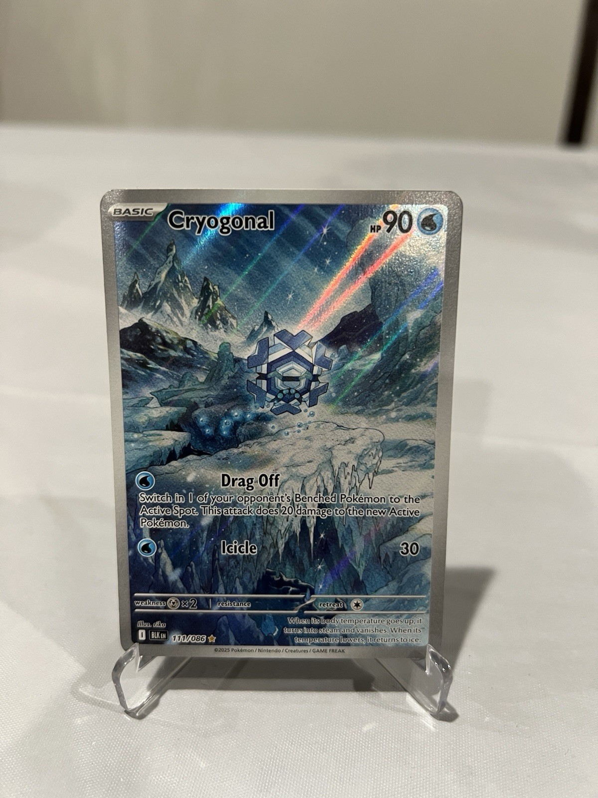 Cryogonal - Pokemon Black Bolt - 111/086 - Near Mint