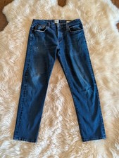 Flint & Tinder Mens Straight Fit Selvedge Jeans Made in USA Hemmed 32x28