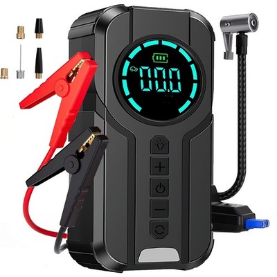 KEPEAK 1920S Jump Starter with Air Compressor 12V Portable Car Battery Booster