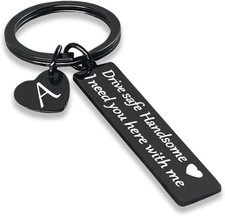 Drive Safe Keychain for Him  I Need You Here With Me Keychain for Men Boyfriend