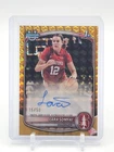 LARA SOMFAI 2025-26 BOWMAN CHROME U 1ST GOLD GEOMETRIC AUTO /50 #CPA-LS Q2161