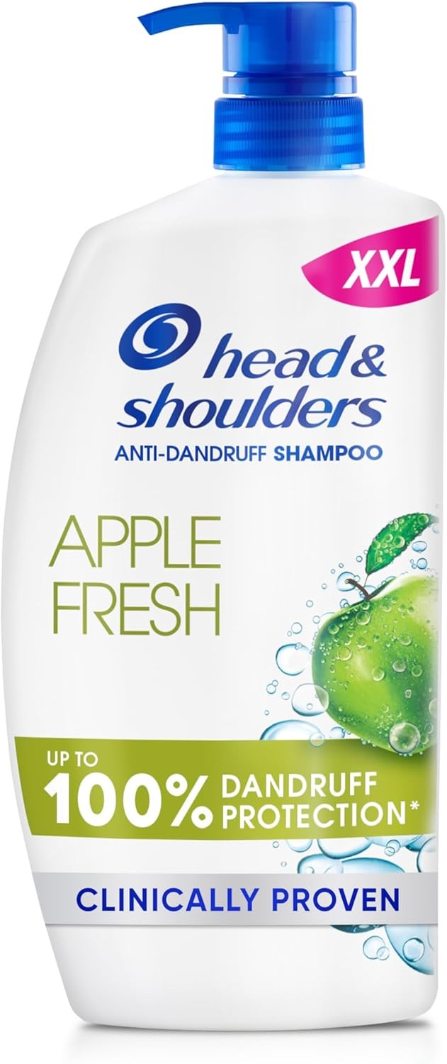 Head & Shoulders Apple Fresh Anti Dandruff Shampoo 1L Clinically Proven Daily Us