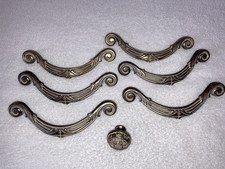 New LOT of "7" Antique Brass Pulls Handles Kitchen Cabinet Drawer Knob Hardware