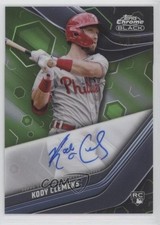 2023 Topps Chrome Black Green Refractor 90/99 Kody Clemens #CBA-KC Auto 0nr3