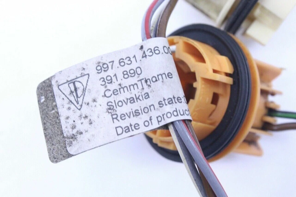 Chicote de fios para lanterna traseira Porsche 911 997 2005-2008 99763143600 usado pelo fabricante de equipamento original - Imagem 3 de 4