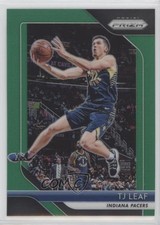 2018-19 Panini Prizm Green Prizm TJ Leaf #124 8sq