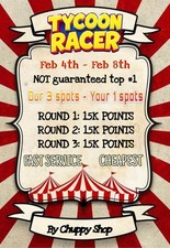 TYCOON RACERS MONOPOLY.GO EVENT - 15K POINTS/RACE - Fast Service, Cheapest