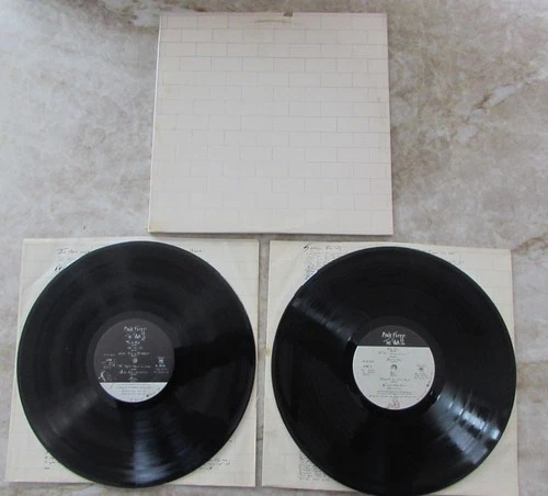 Pink Floyd, The Wall 2 LP Columbia PC2 36183 1979 Pitman Press, Lyric, Vinyl EXC