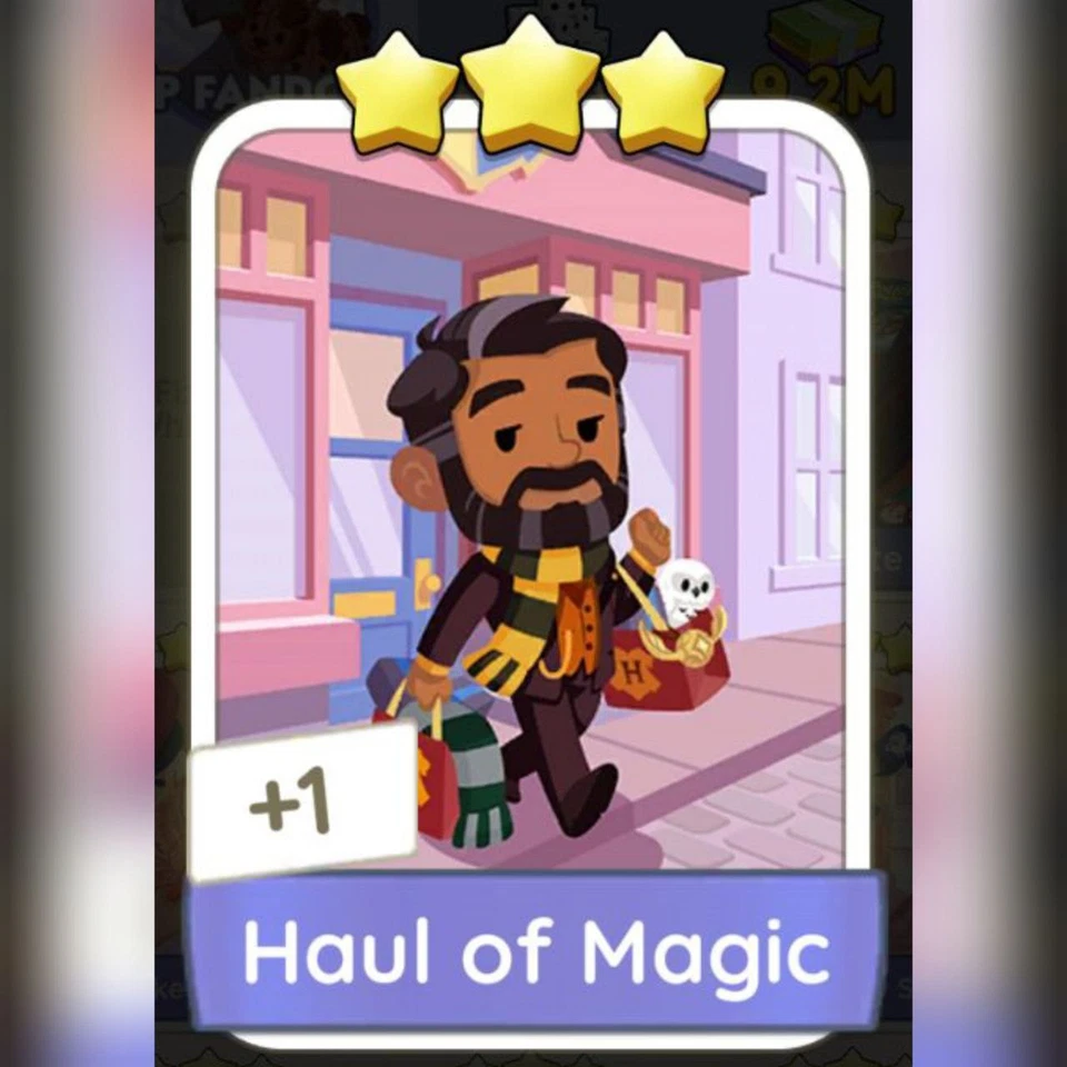 1 x Haul of Magic sticker (⭐⭐⭐) set 10 - Mono_poly_ Go sticker (Fast sending)