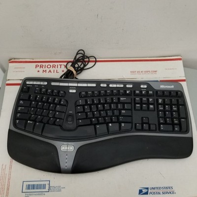 Microsoft Natural Ergonomic Keyboard 4000 KU-0462 V1.0 USB Tested Working