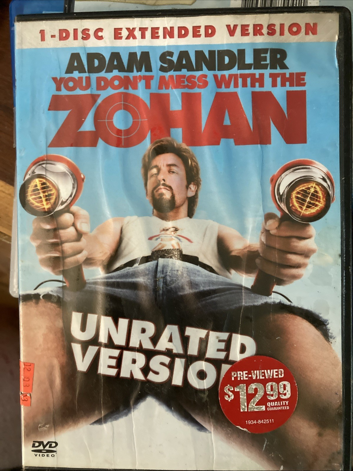 You Don't Mess with the Zohan (DVD, 2008)