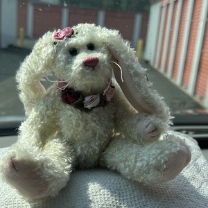 Ty Attic Treasures Rosalyne Plush Bunny Rabbit Retired Vintage 1999 MPN 06211