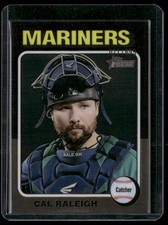 2024 Topps Heritage #217 Cal Raleigh Chrome #/699